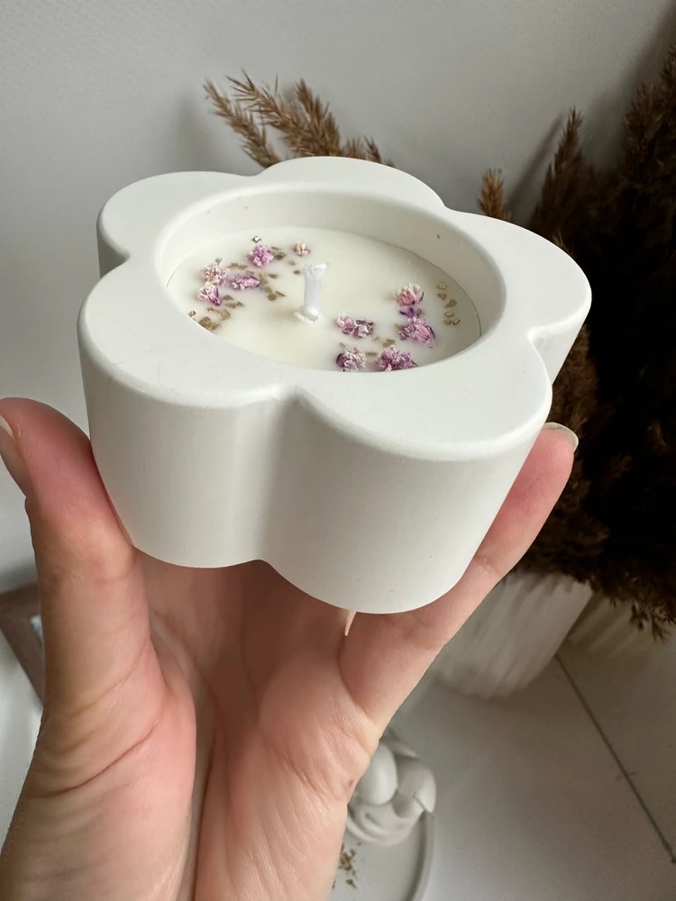 Candle Supplies Jars - 3D 梅の花の形の円筒ペンホルダーキャンドルカップシリコーン型 DIY 収納瓶ホームクラフト装飾コンクリート石膏型
