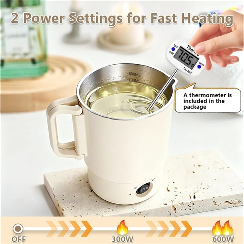 A47U 電気ワックス溶解ポットキット 温度計付き 800M - Candle Supplies Jars のレビューと価格