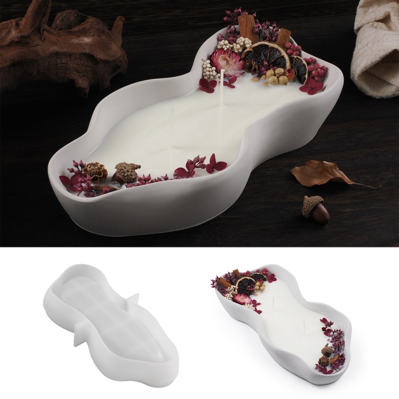 DIY 不規則な波キャンドルボウルシリコーン型収納瓶ジュエリ - Candle Supplies Jars のレビューと価格